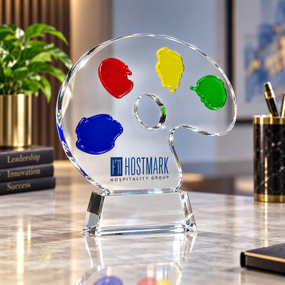 Artistic Palette | Custom Creative Excellence Crystal Award