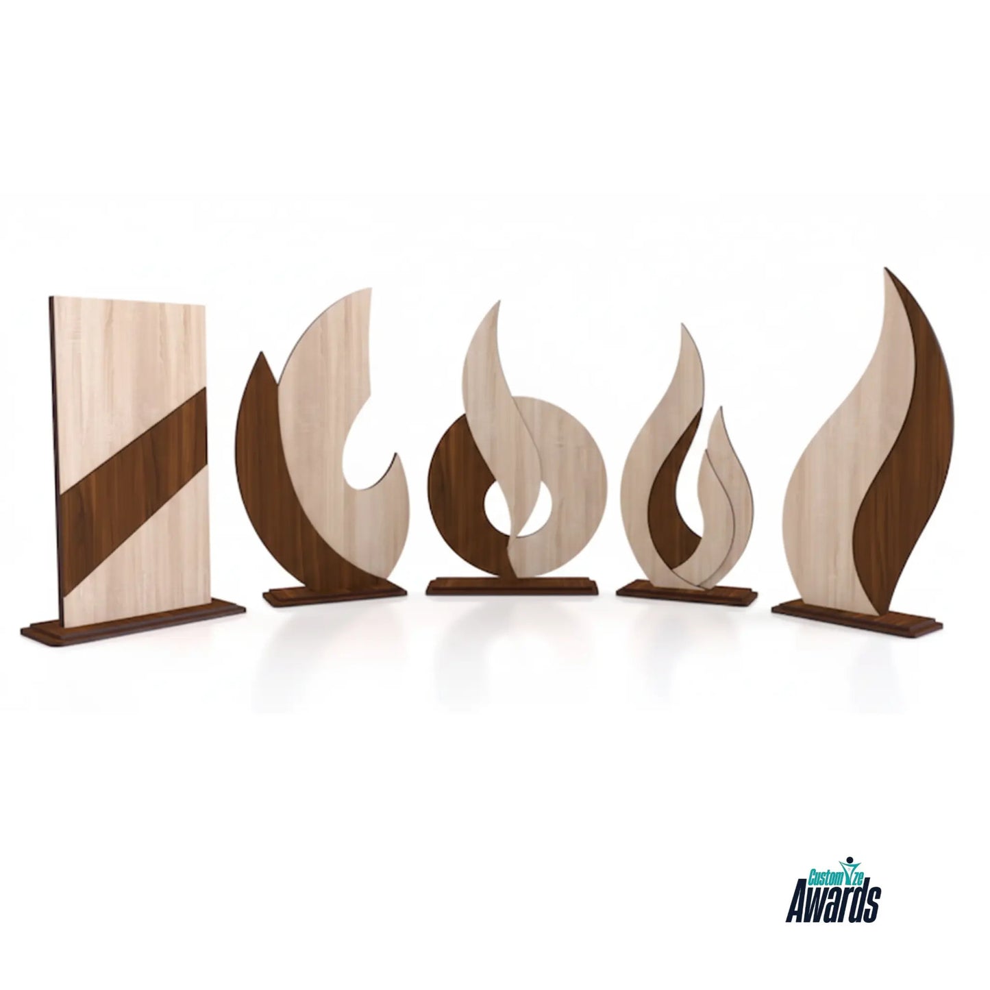 Curved Wood Trophy