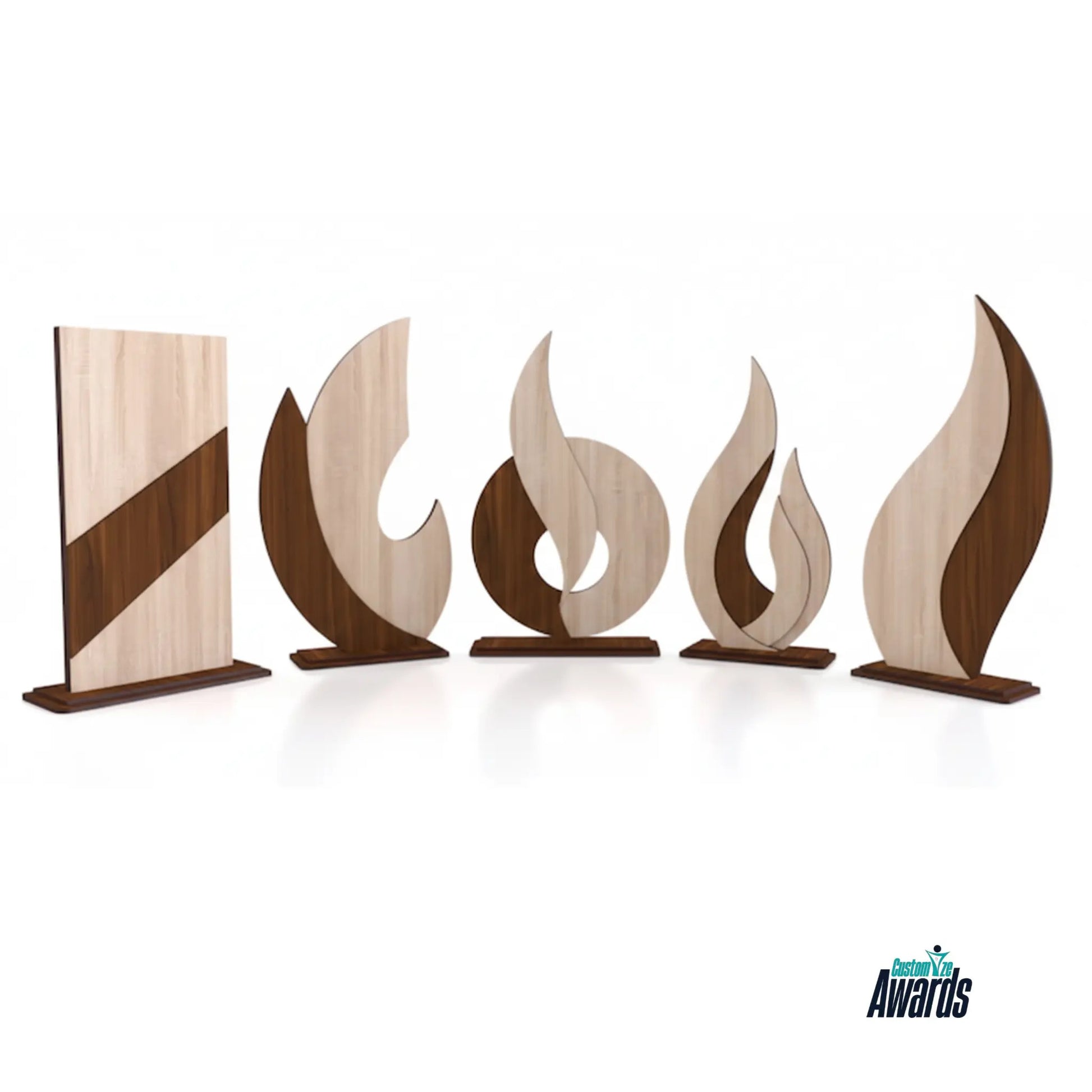 Curved Wood Trophy