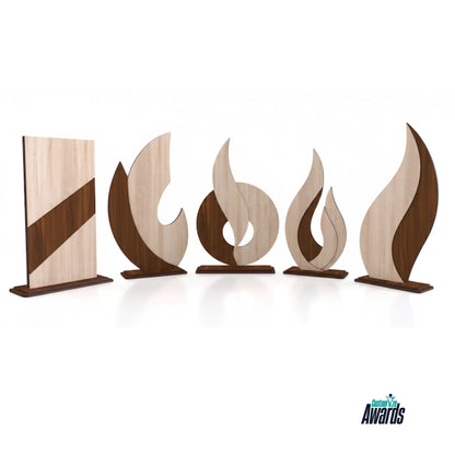 Curved Wood Plaque