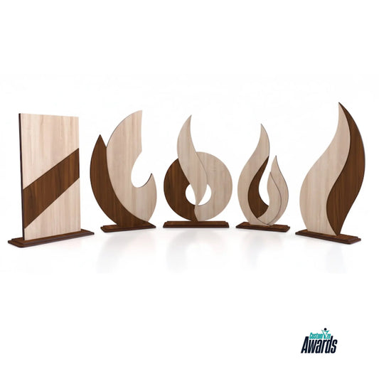 Curved Wood Trophy