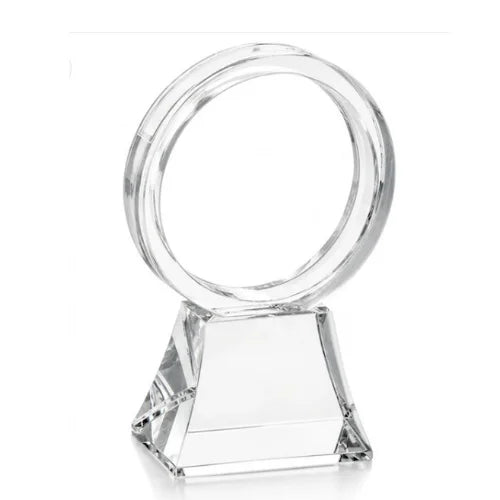 Personalized Corona Crystal Award Trophy with Custom Engraving