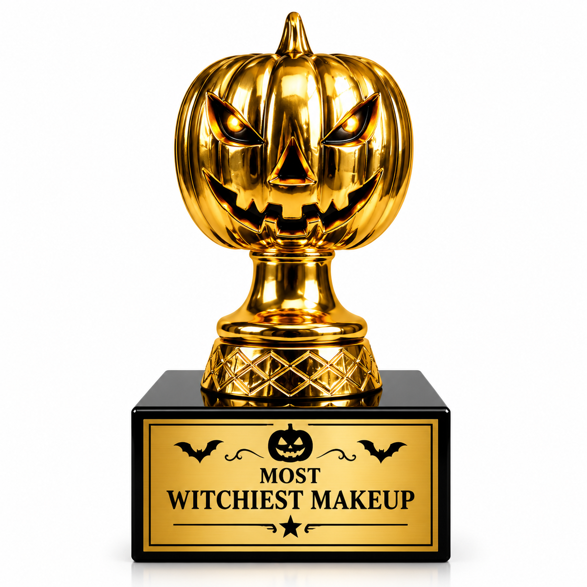 Midnight Glam | Customized Halloween Makeup Recognition Trophy