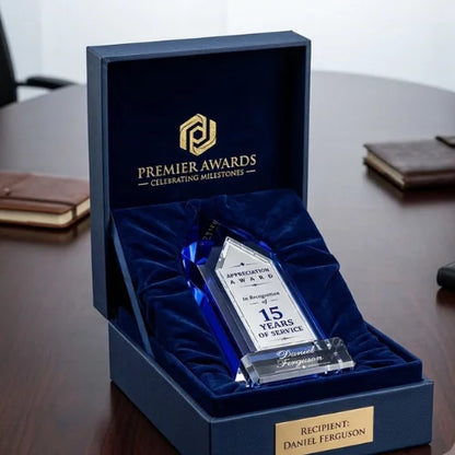 Personalized  Monolith Indigo Award