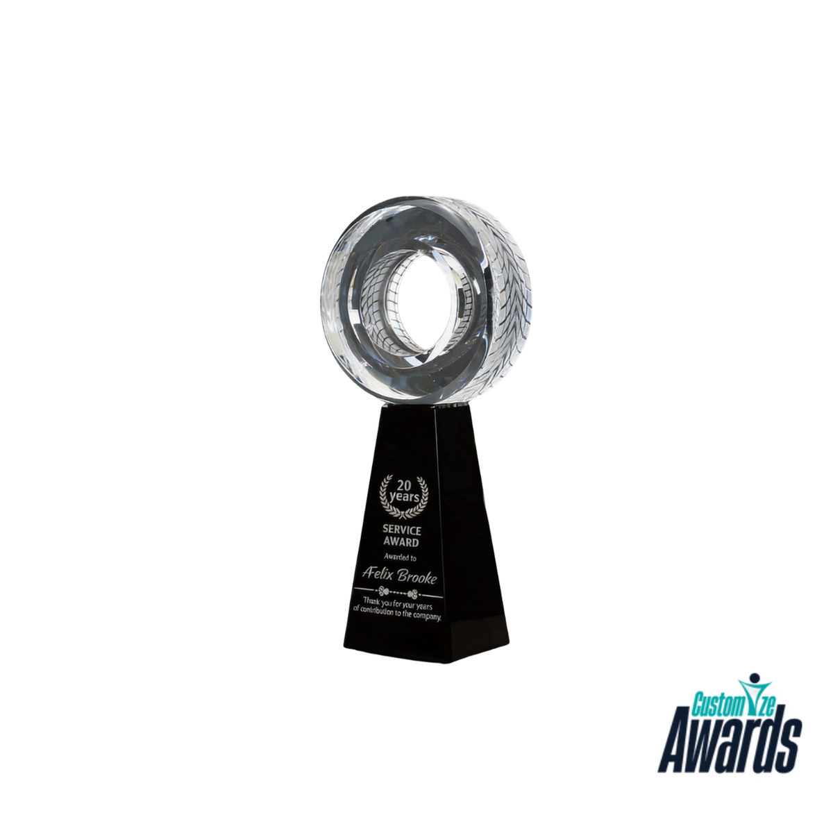 Legacy Hard Hat Kristall-Award | Ehrung langjähriger Betriebszugehörigkeit