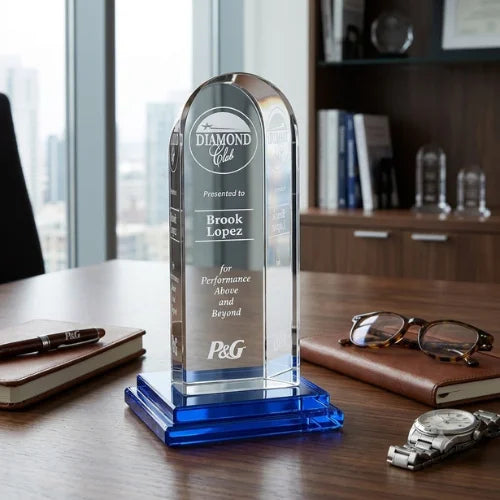 Personalized Crystal Vision Award
