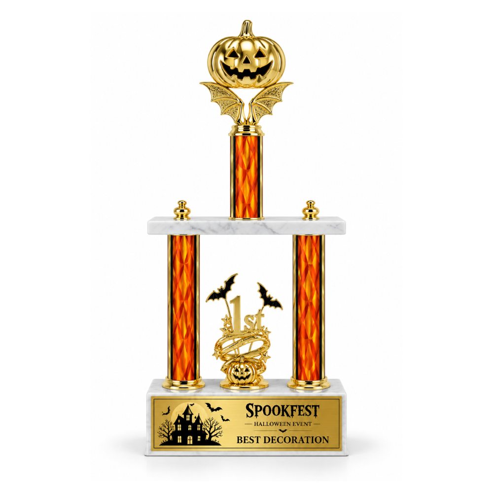 Batwing Majesty | Customized Halloween Decoration Achievement Trophy