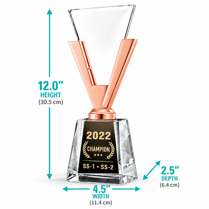 Liberty Ascend | Veterans Day Rose Gold Military Recognition Award