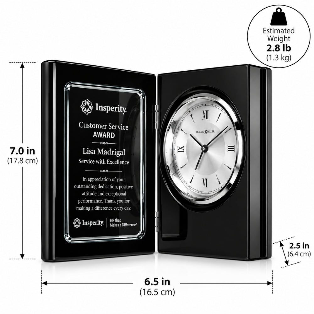 Legacy Clock | Executive Recognition Crystal Awards