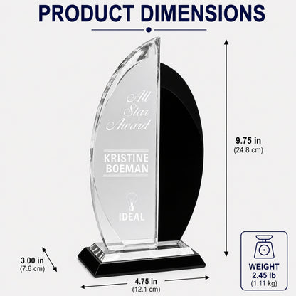 Beacon Crystal | Personalisierbare Firmenkristall-Auszeichnungen