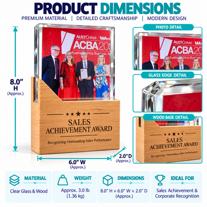 Timbercrest Honor | Custom Crystal and Wood Business Excellence Award