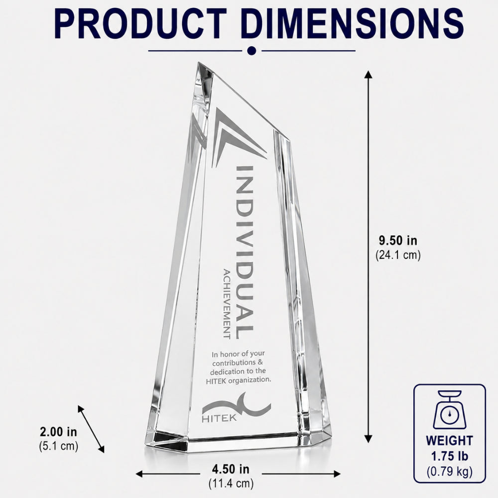 Enfield Crystal | Custom Recognition Crystal Trophy Awards