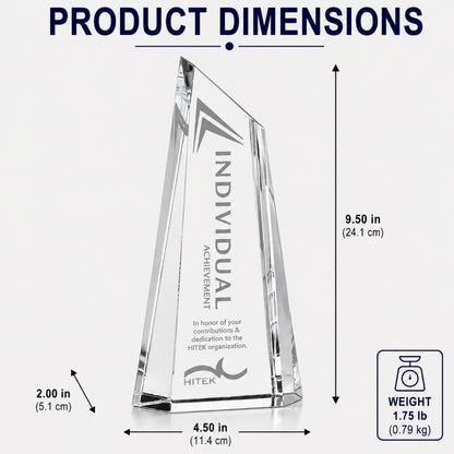 Enfield Crystal | Custom Recognition Crystal Trophy Awards