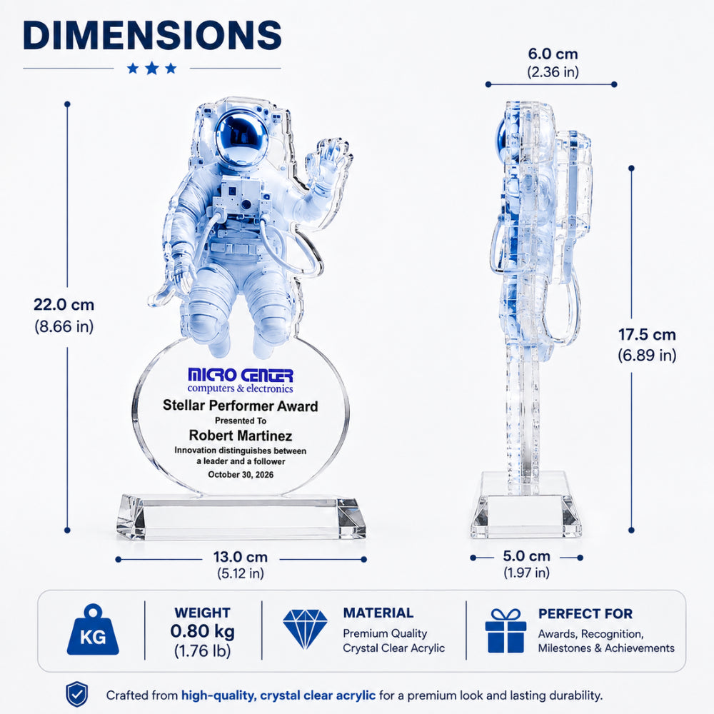 Orbit Astronaut | Space Excellence Crystal Award