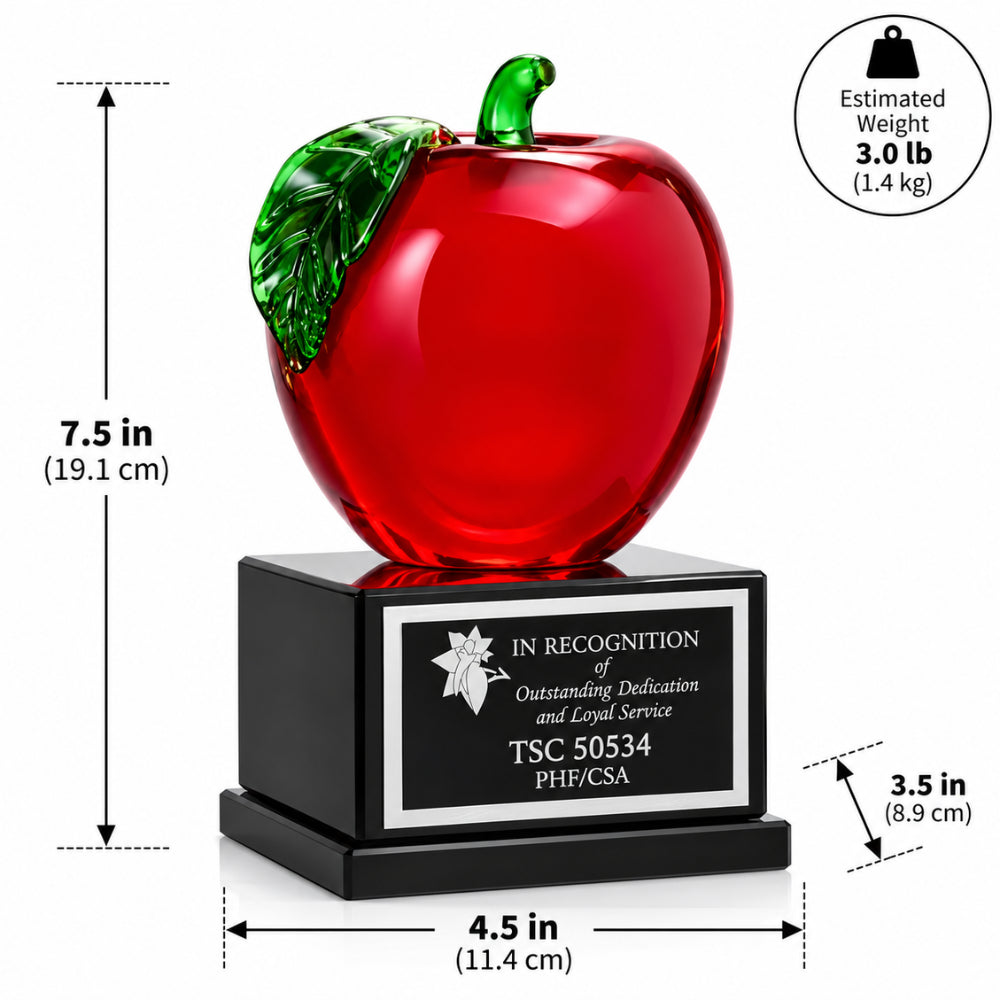 Apple Cherry | Teacher Appreciation Trophy