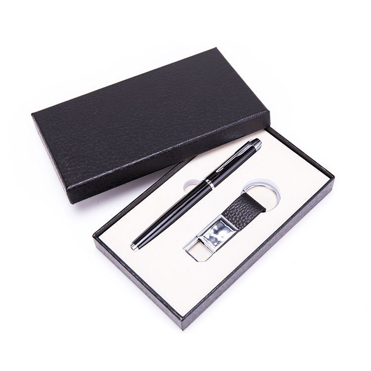Executive Duo | Customized Black Pen and USB Gift Set