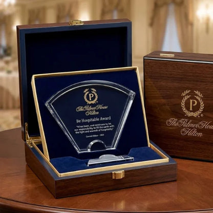 Personalized Fantasy Crystal Award Trophy with Custom Engraving