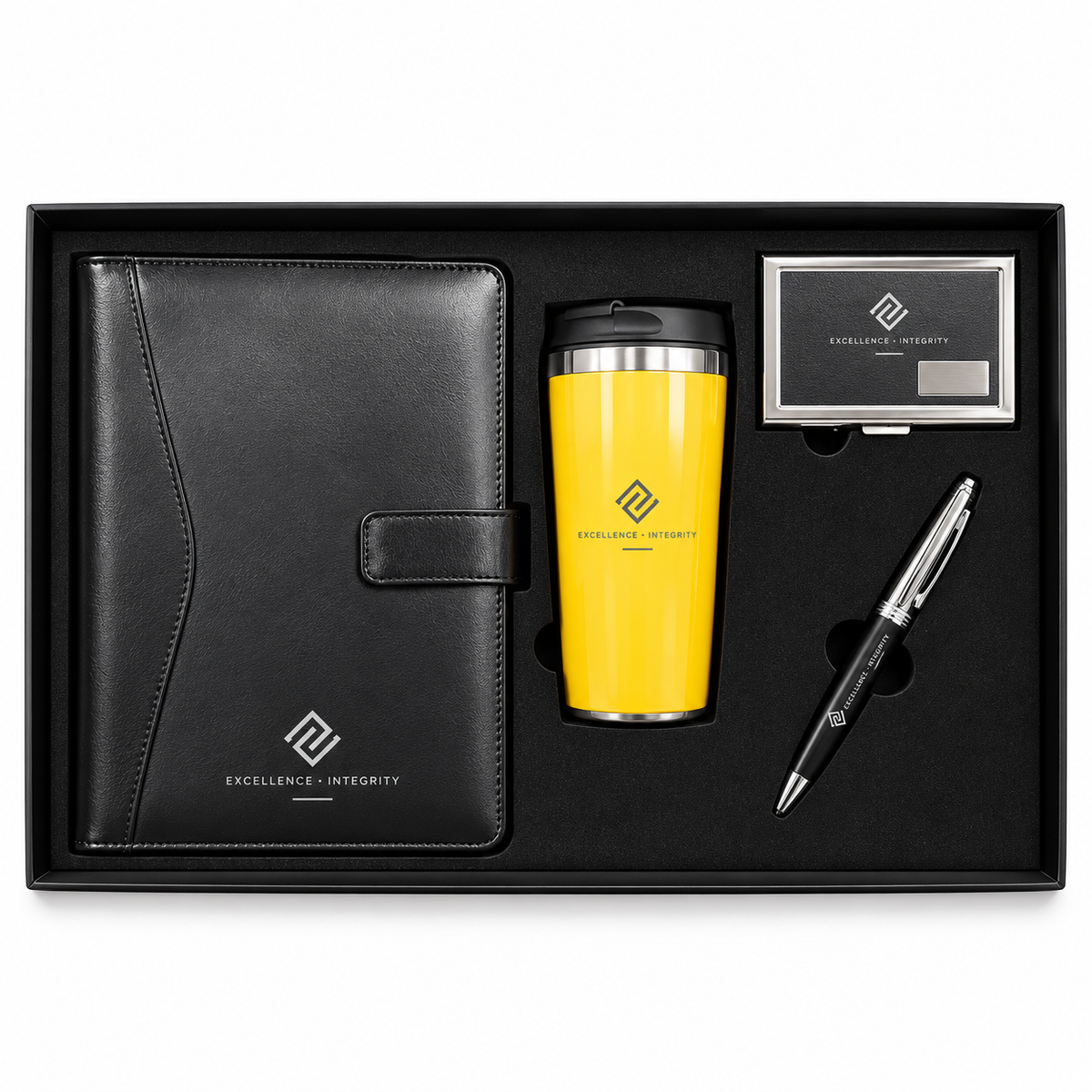 Executive Merit | Customized Corporate Gift Set with Travel Mug