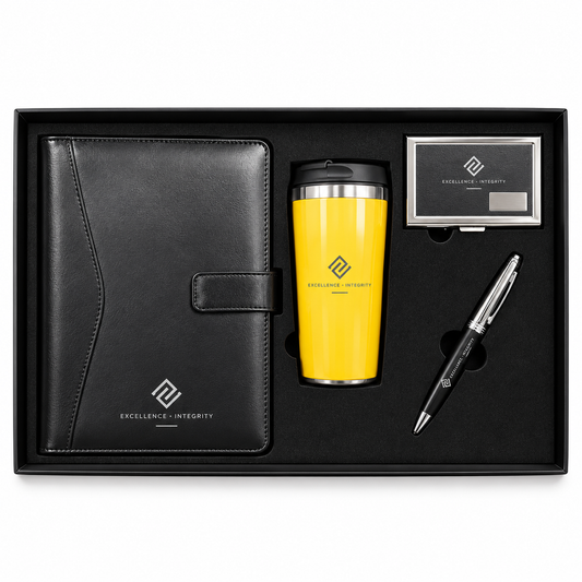 Executive Merit | Customized Corporate Gift Set with Travel Mug