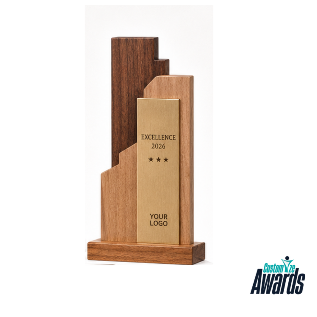 Oakspire Honor | Custom Wooden Recognition Trophy