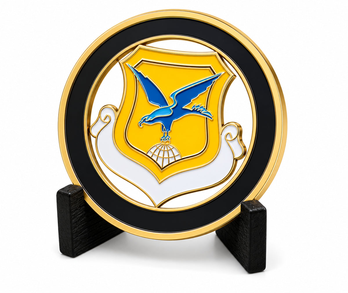 Air Force Challenge | Personalized Gold Air Force Service Recognition Coin