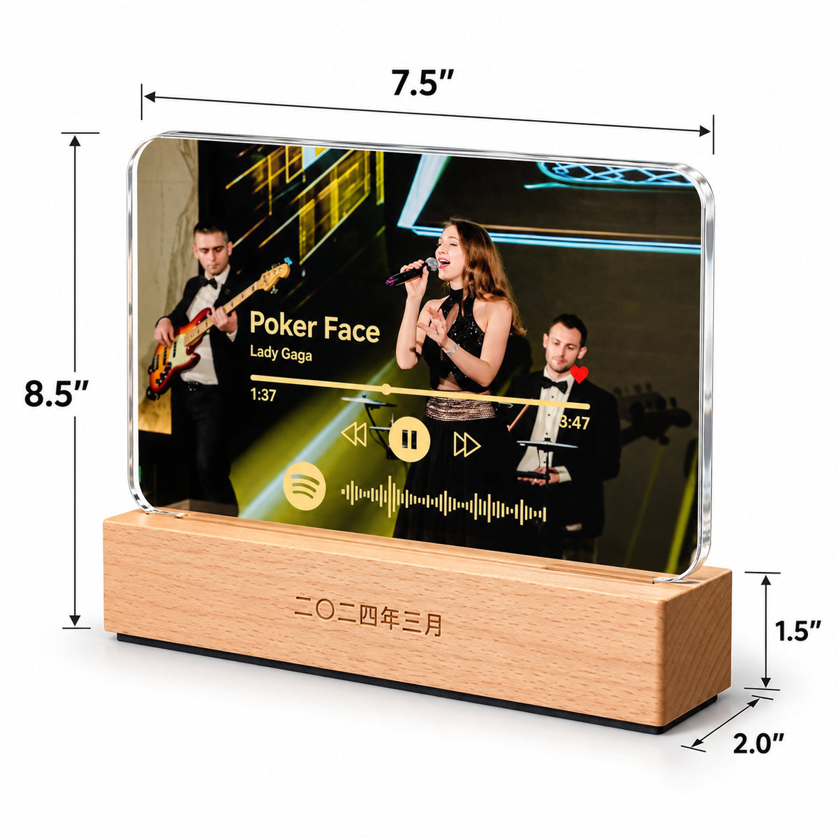 Harmonic Signature | Custom Acrylic Music Award