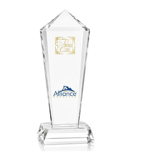 Personalized Epic Peak Crystal Award Trophy with Engraving