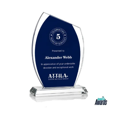 Shield Crystal Recognition Award