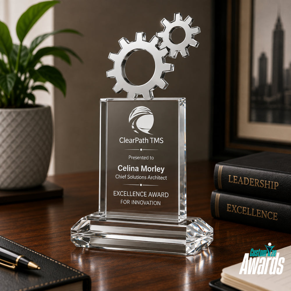 Vertex Gear | Milestone Achievement Crystal Award