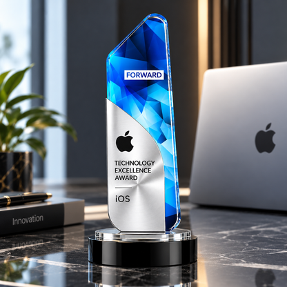 Techspire Forward | Blue Crystal Thanksgiving Technology Appreciation Award