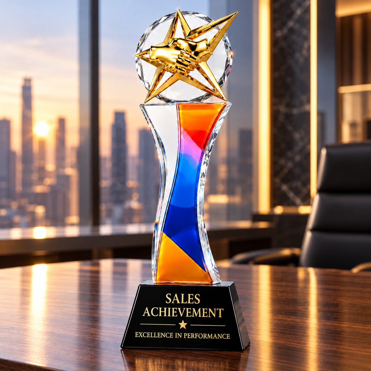 Summit Unity | Custom Crystal Sales Achievement Award