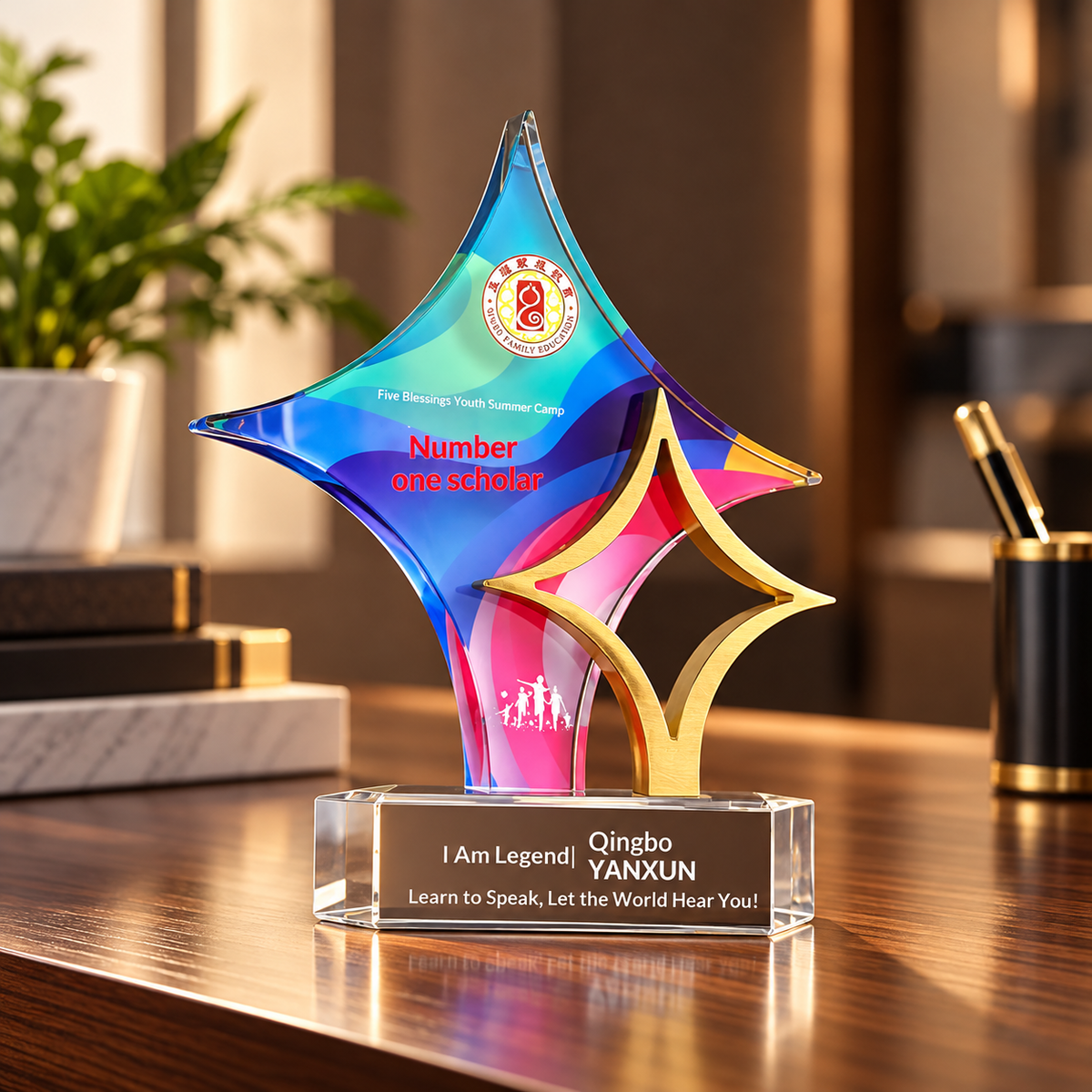 Liberty Radiance | Veterans Day Multicolor Star Military Recognition Award