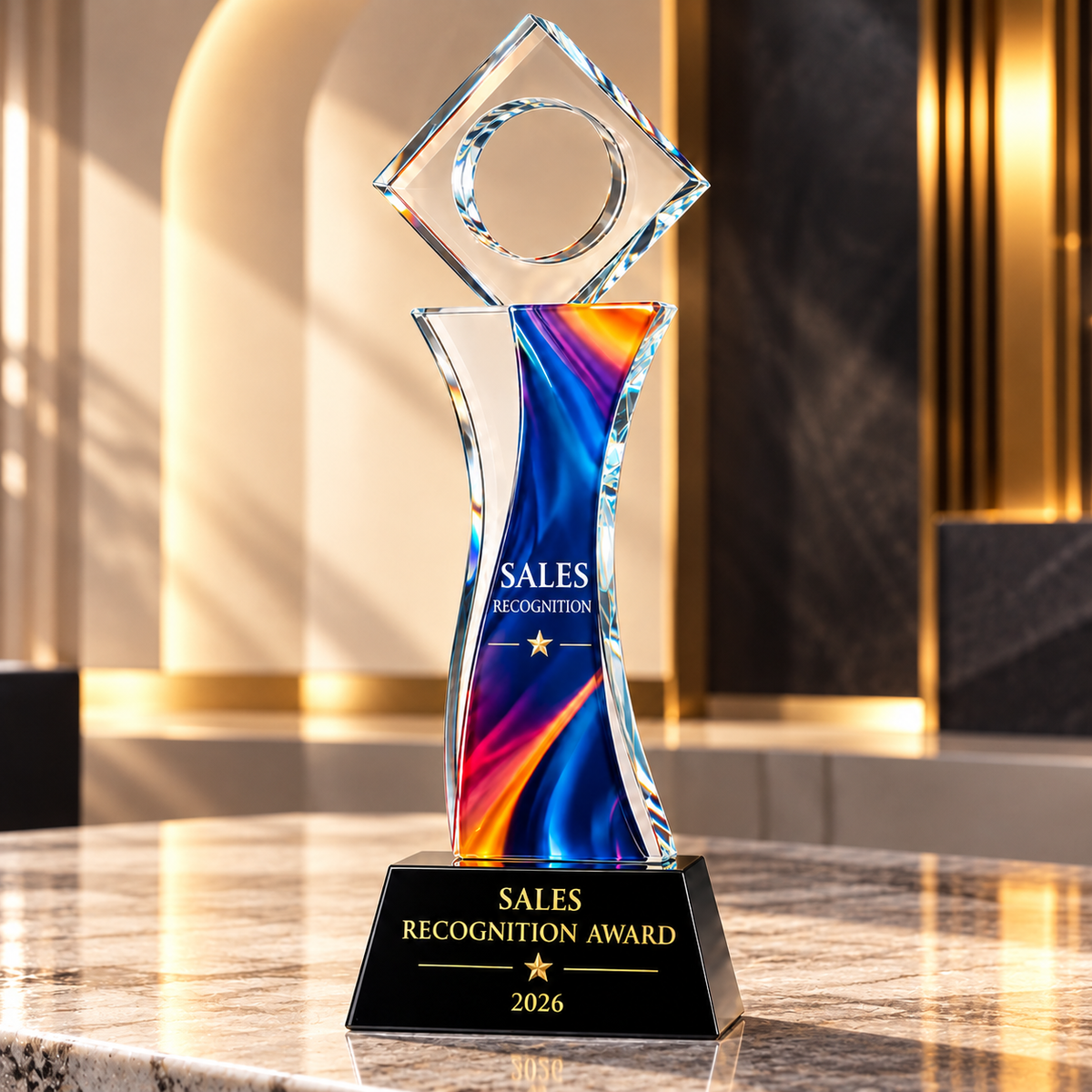 Prism Velocity | Custom Crystal Sales Recognition Award