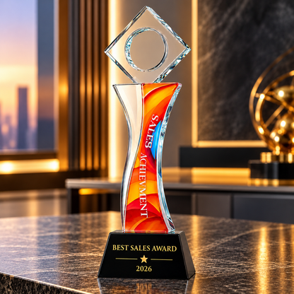 Emberrest | Custom Crystal Sales Achievement Award