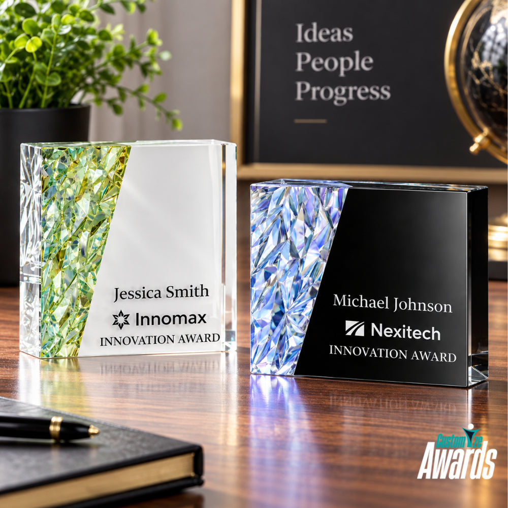 Flask Crystal | Glass Recognition Award