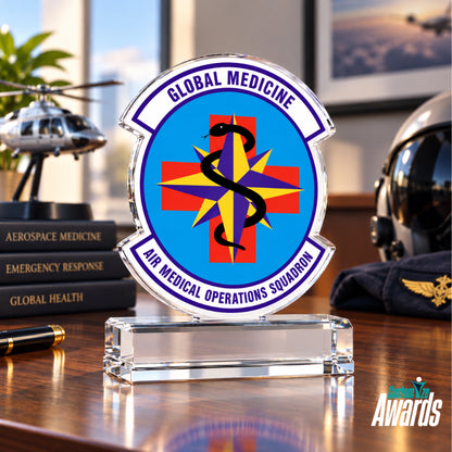 Compass Crystal | Trophée d'Excellence Mondiale des Soins de Santé