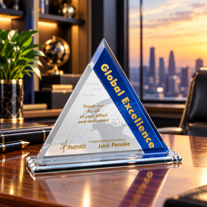 Liberty Summit | Veterans Day Triangle Crystal Military Recognition Award