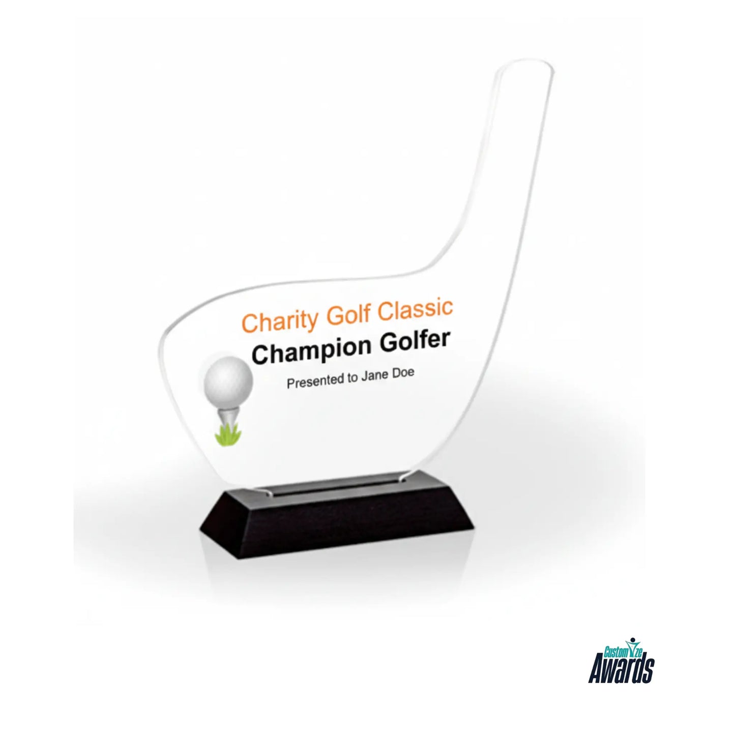 Putter Acrylic trophies