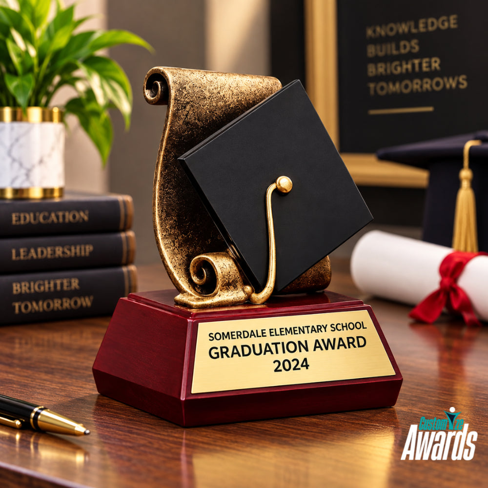 Scholar Graduation | Scholastic Honor Trophy for Academic Achievement