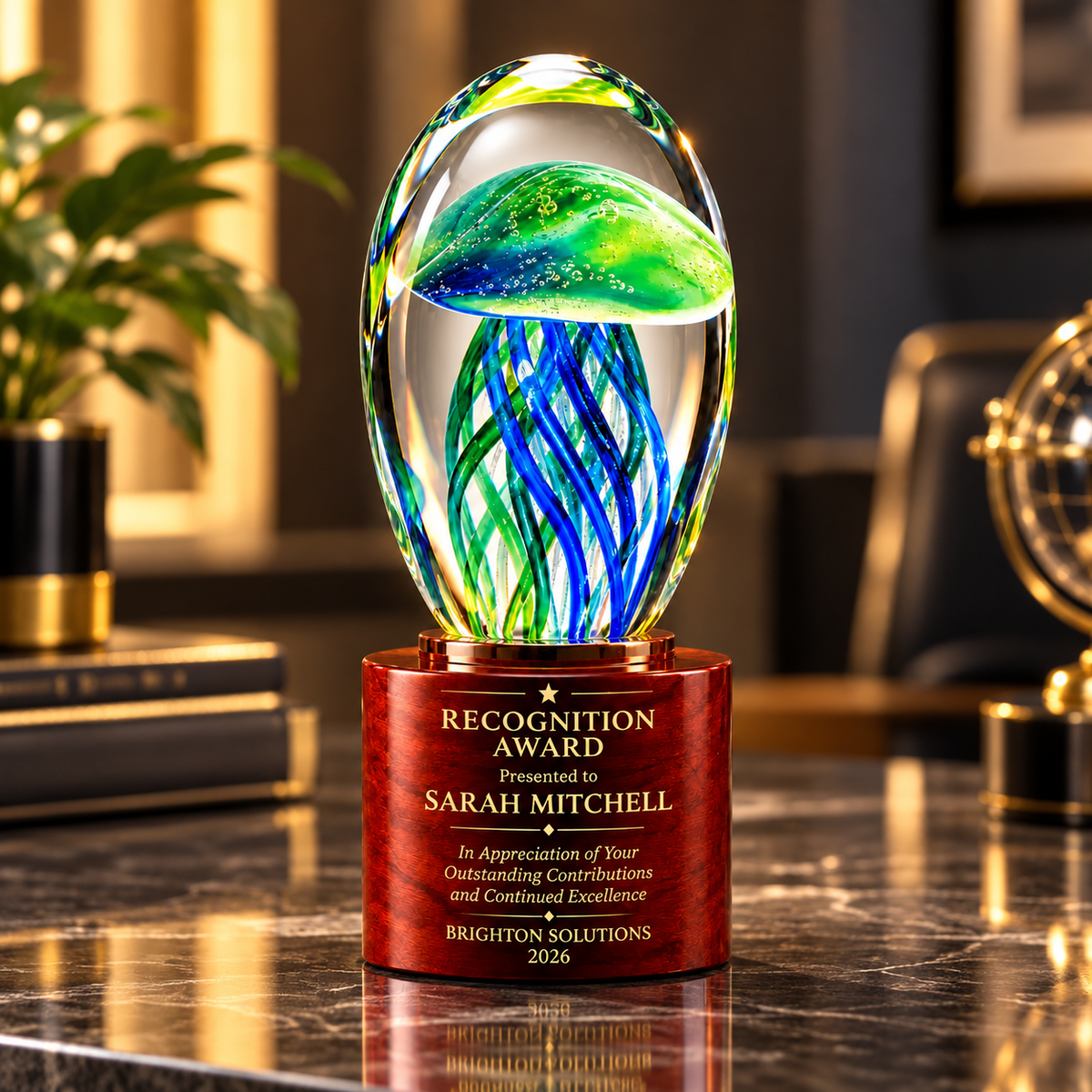 Tide Wave | Contemporary Ocean-Inspired Art Glass Award