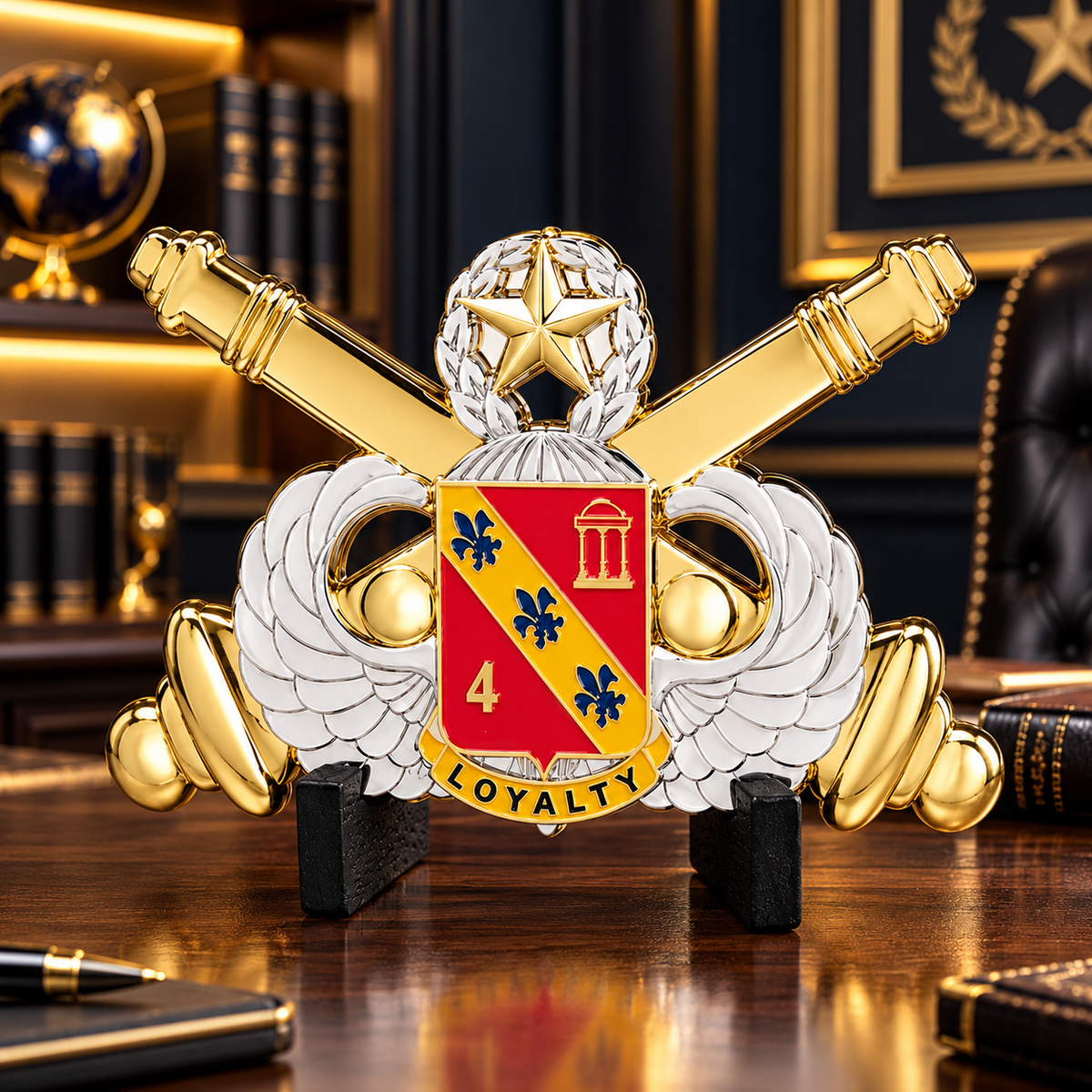 Benutzerdefinierte Militär-Challenge Coin – 3D Army Recognition Coin mit Ausstanzung