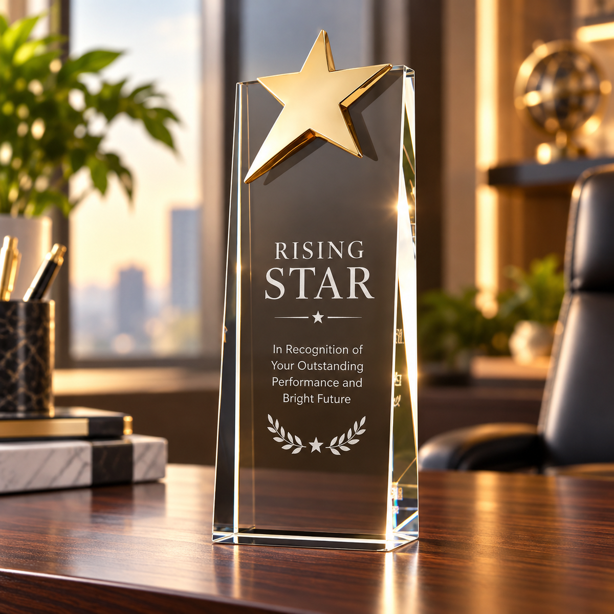 Liberty Rising | Veterans Day Crystal Star Military Recognition Award