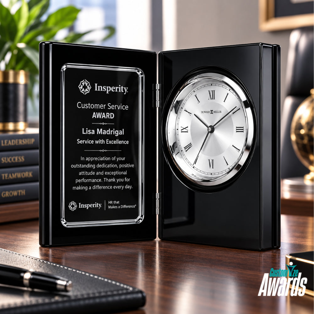 Legacy Clock | Executive Recognition Crystal Awards
