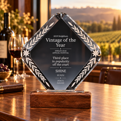 Laurelcrest Legacy | Crystal Thanksgiving Employee Recognition Award
