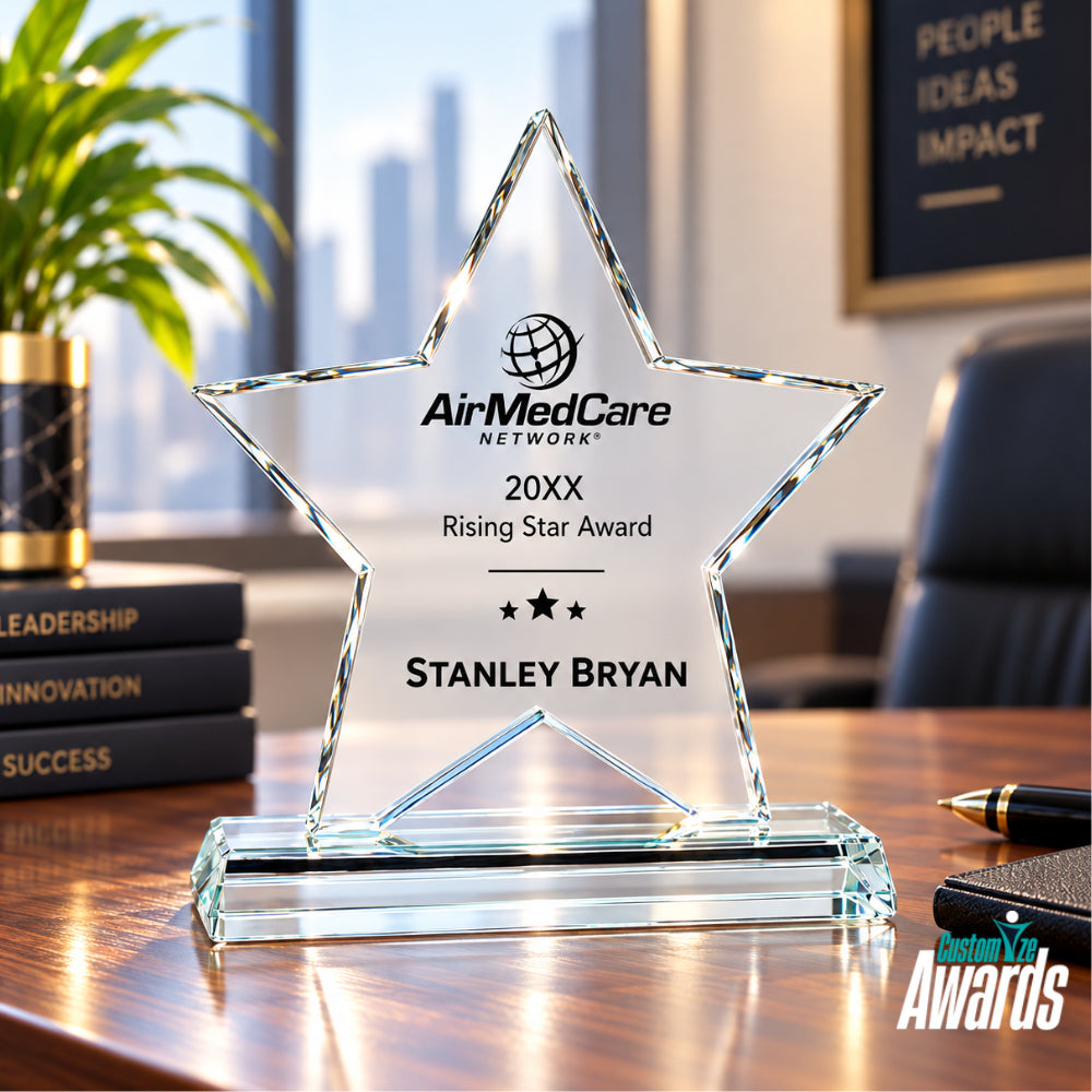 Crystal Star | Personalized Engraved Recognition Award