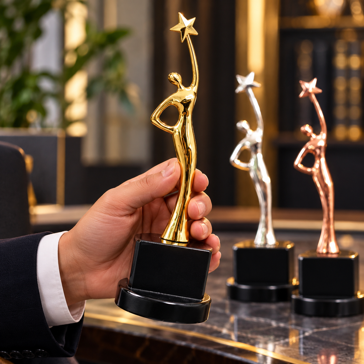 Liberty Starreach | Veterans Day Metallic Star Recognition Award