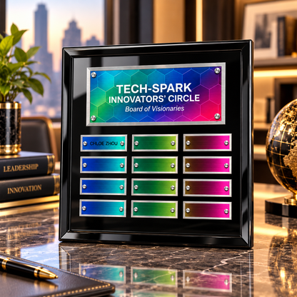 Obsidian Summit | Engraved Summit Plaque for Professional Achievement