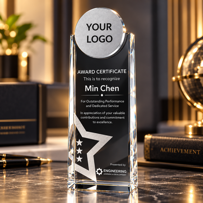 Liberty Beacon | Veterans Day Crystal Military Recognition Award