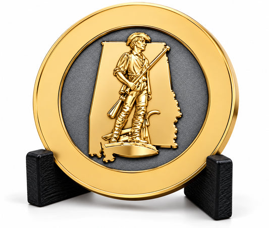 Shiny Gold | Shiny Gold Military Leadership Recognition Coin