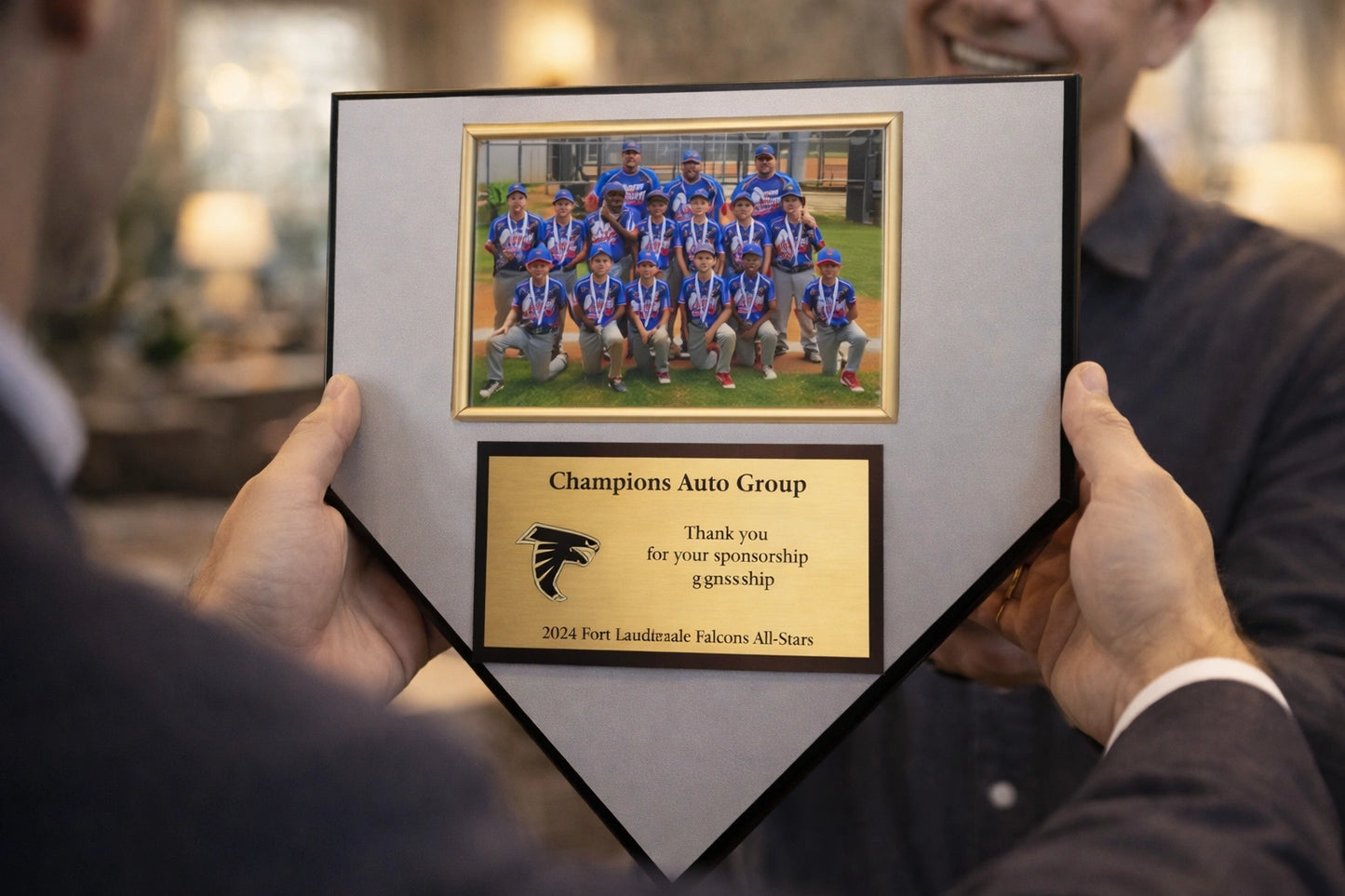 DIY Walnut Tribute Plaque